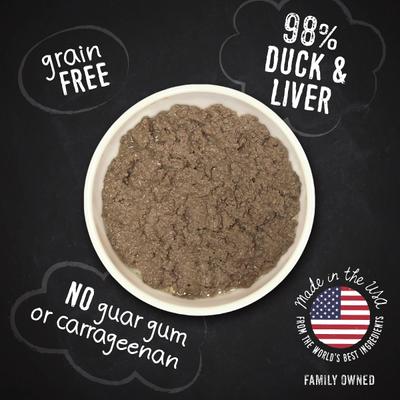 Show full view: Hound & Gatos 98% Duck & Liver Formula Grain-Free Canned Cat Food, 5.5-oz, case of 24 slide 3 of 9