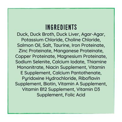 Show full view: Hound & Gatos 98% Duck & Liver Formula Grain-Free Canned Cat Food, 5.5-oz, case of 24 slide 6 of 9