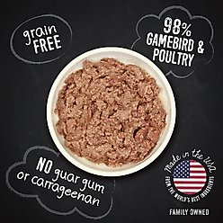 Hound & Gatos 98% Gamebird Poultry Formula Grain-Free Canned Cat Food, 5.5-oz, case of 24 slide 2 of 7