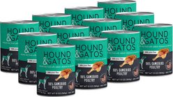 Hound & Gatos 98% Gamebird Poultry Grain-Free Dog Food, 13-oz, case of 12 slide 2 of 9