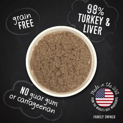 Show full view: Hound & Gatos 98% Turkey & Liver Formula Grain-Free Canned Cat Food, 5.5-oz, case of 24 slide 3 of 9