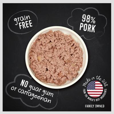 Show full view: Hound & Gatos Pork Flavored Cat Wet Food, 5.5-oz can, 24 count slide 3 of 9