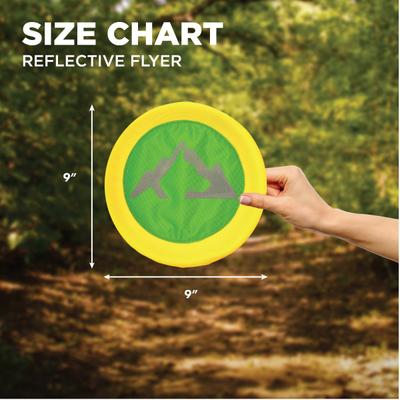 Show full view: Hound2O Reflective Flyer Dog Toy, Green slide 2 of 8