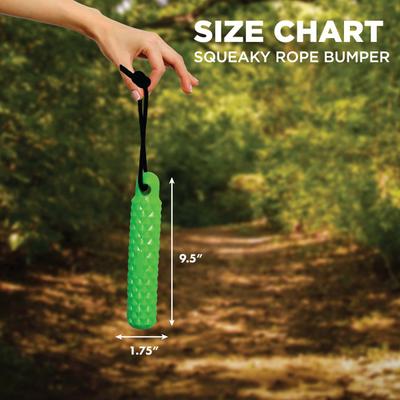 Show full view: Hound2O Rope Bumper Dog Toy, Green slide 2 of 8