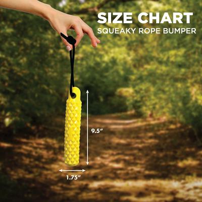 Show full view: Hound2O Rope Bumper Dog Toy, Yellow slide 2 of 8