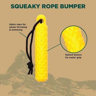 Show full view: Hound2O Rope Bumper Dog Toy, Yellow slide 4 of 8