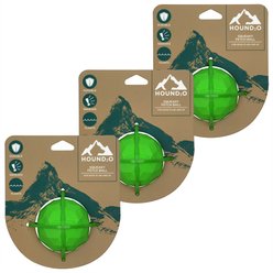 Hound2O Squeaky Fetch Ball Dog Toy, Green, 3 count slide 1 of 7