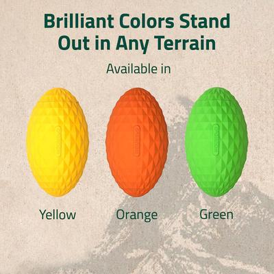 Show full view: Hound2O Squeaky Football Dog Toy, Yellow slide 6 of 8