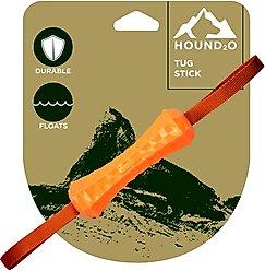 Hound2O Tug Stick Dog Toy, Orange