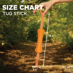 Hound2O Tug Stick Dog Toy, Orange slide 2 of 7