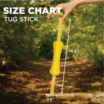 Show full view: Hound2O Tug Stick Dog Toy, Yellow slide 2 of 6