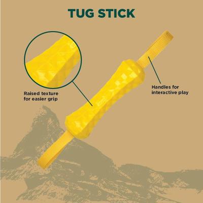 Show full view: Hound2O Tug Stick Dog Toy, Yellow slide 4 of 6
