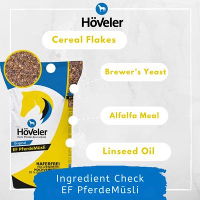Show full view: Hoveler EF Muesli Horse Feed, 44-lb bag slide 4 of 4