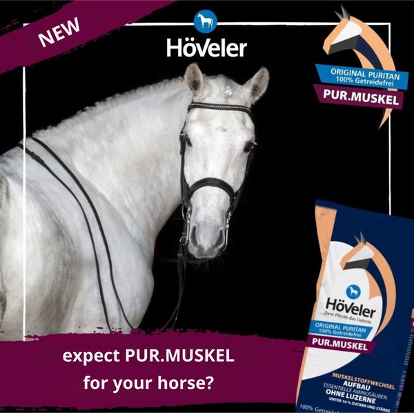 Hoveler Pur Muscle Horse Feed, 44-lb bag