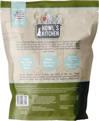 Howl's Kitchen Canine Cookies Peanut Butter & Molasses Flavor Dog Treats, 10-oz slide 2 of 8