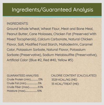 Show full view: Howl's Kitchen Canine Cookies Peanut Butter & Molasses Flavor Dog Treats, 10-oz slide 7 of 10