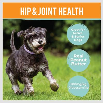 Show full view: Howl's Kitchen Hip & Joint Peanut Butter Flavor Biscuits Dog Treats, 2.62-lb bag slide 5 of 11