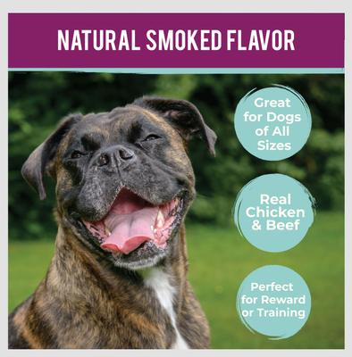 Show full view: Howl's Kitchen Meaty Medallions Chicken & Beef Flavor Dog Treats, 12-oz bag slide 5 of 10