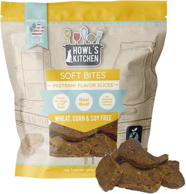 Show full view: Howl's Kitchen Pastrami Dog Soft Chew Treat, 4-oz bag slide 4 of 9