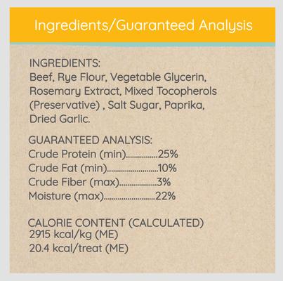 Show full view: Howl's Kitchen Pastrami Dog Soft Chew Treat, 4-oz bag slide 7 of 9