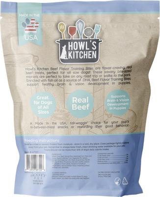 Show full view: Howl's Kitchen Training Bites Beef Flavor Dog Treats, 12-oz bag slide 3 of 10