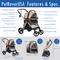 Show in main carousel: HPZ Pet Rover Luxury Carrier, Car Seat & Pet Stroller, Taupe slide 7 of 10
