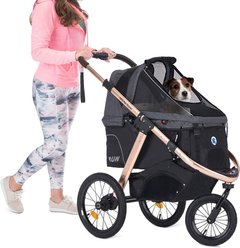 HPZ Pet Rover Run Performance Jogging Dog & Cat Stroller, Black slide 1 of 9