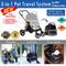Show in main carousel: HPZ Rover Prime G2 Luxury 3-in-1 Dog & Cat Stroller, Black slide 2 of 10