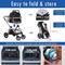 Show in main carousel: HPZ Rover Prime G2 Luxury 3-in-1 Dog & Cat Stroller, Black slide 6 of 10