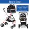 Show in main carousel: HPZ Rover Prime G2 Luxury 3-in-1 Dog & Cat Stroller, Black slide 7 of 10