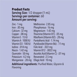 Huggibles All-in-One Multi Chicken Flavored Liquid Multivitamin for Dogs & Cats, 4-fl oz bottle slide 2 of 2