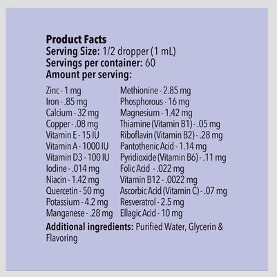 Show full view: Huggibles All-in-One Multi Chicken Flavored Liquid Multivitamin for Dogs & Cats, 4-fl oz bottle slide 3 of 5