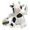 Show in main carousel: HuggleHounds Barnyard Durable Plush Corduroy Knottie Cow Squeaky Dog Toy, Large slide 1 of 12