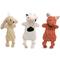 Show in main carousel: HuggleHounds Barnyard HuggleFlatties Tough Squeaky Plush Dog Toys, Small, 3 count slide 1 of 11