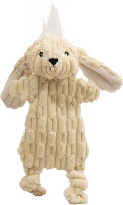 Show full view: HuggleHounds Barnyard HuggleFlatties Tough Squeaky Plush Dog Toys, Small, 3 count slide 9 of 11
