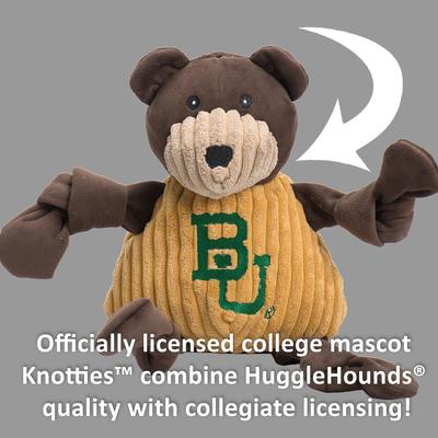 Show full view: HuggleHounds College Mascot Plush Corduroy Knottie Squeaky Plush Dog Toy, Louisiana State Tigers, Large slide 6 of 10