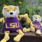 Show in main carousel: HuggleHounds College Mascot Plush Corduroy Knottie Squeaky Plush Dog Toy, Louisiana State Tigers, Small slide 3 of 10