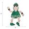 Show in main carousel: HuggleHounds College Mascot Plush Corduroy Knottie Squeaky Plush Dog Toy, Michigan State Spartans, Small slide 2 of 9
