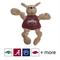Show in main carousel: HuggleHounds College Mascot Plush Corduroy Knottie Squeaky Plush Dog Toy, Mississippi State Bulldogs, Small slide 1 of 10