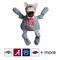 Show in main carousel: HuggleHounds College Mascot Plush Corduroy Knottie Squeaky Plush Dog Toy, North Carolina State Wolfpack, Large slide 1 of 10