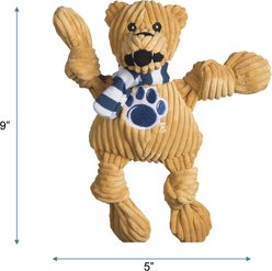 HuggleHounds College Mascot Plush Corduroy Knottie Squeaky Plush Dog Toy, Penn State Nittany Lions, Small slide 2 of 2