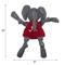 Show in main carousel: HuggleHounds College Mascot Plush Corduroy Knottie Squeaky Plush Dog Toy, Alabama Crimson Tide, Large slide 2 of 10
