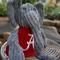 Show in main carousel: HuggleHounds College Mascot Plush Corduroy Knottie Squeaky Plush Dog Toy, Alabama Crimson Tide, Large slide 3 of 10