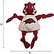 Show in main carousel: HuggleHounds College Mascot Plush Corduroy Knottie Squeaky Plush Dog Toy, University of Arkansas, Large slide 2 of 10
