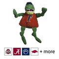 HuggleHounds College Mascot Plush Corduroy Knottie Squeaky Plush Dog Toy, Florida Gators, Large