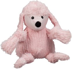 HuggleHounds Diva Poodle Knottie Dog Toy, Pink, Large 