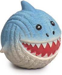 HuggleHounds Finn the Ruff-Tex Shark Knottie Dog Toy, Small