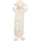Show in main carousel: HuggleHounds Fluffer Long & Lovelie Louise Lamb Tough Plush Dog Toy, Ivory, Large slide 3 of 6