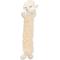 Show in main carousel: HuggleHounds Fluffer Long & Lovelie Louise Lamb Tough Plush Dog Toy, Ivory, Large slide 2 of 6