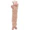 Show in main carousel: HuggleHounds Fluffer Long & Lovelie Penelope Pig Tough Plush Dog Toy, Pink, Large slide 2 of 6